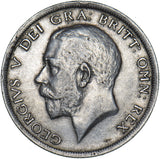 1916 Halfcrown - George V British Silver Coin - Nice