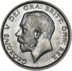 1916 Halfcrown - George V British Silver Coin - Very Nice