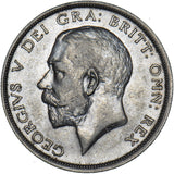 1916 Halfcrown - George V British Silver Coin - Very Nice
