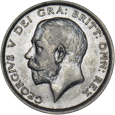 1916 Halfcrown - George V British Silver Coin - Very Nice