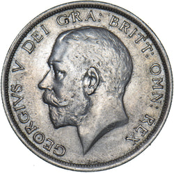 1916 Halfcrown - George V British Silver Coin - Very Nice