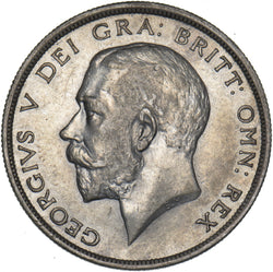 1916 Halfcrown - George V British Silver Coin - Very Nice