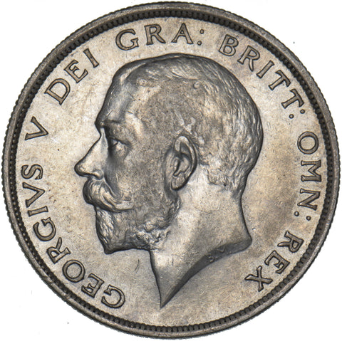 1916 Halfcrown - George V British Silver Coin - Very Nice