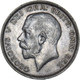 1917 Halfcrown - George V British Silver Coin - Nice