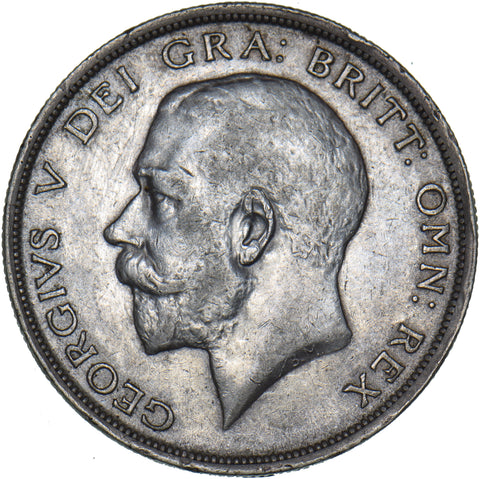 1917 Halfcrown - George V British Silver Coin - Nice