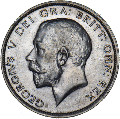 1918 Halfcrown - George V British Silver Coin - Very Nice