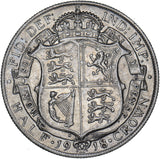 1918 Halfcrown - George V British Silver Coin - Nice