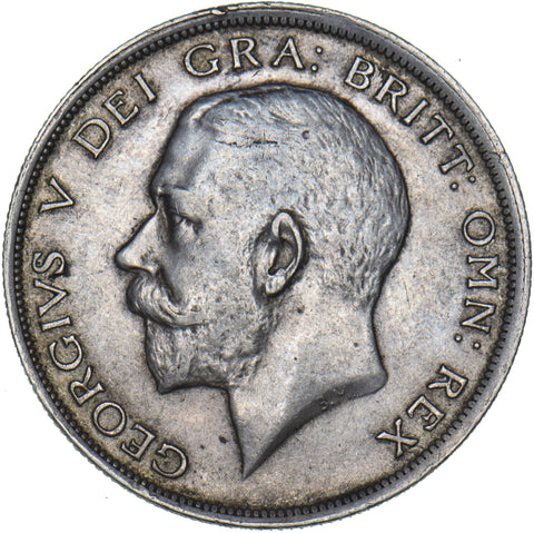 1918 Halfcrown - George V British Silver Coin - Nice