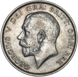 1918 Halfcrown - George V British Silver Coin - Very Nice