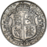 1918 Halfcrown - George V British Silver Coin - Very Nice