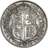 1919 Halfcrown - George V British Silver Coin - Very Nice