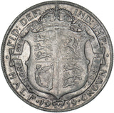 1919 Halfcrown - George V British Silver Coin - Nice
