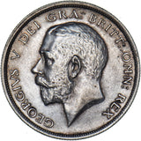 1916 Halfcrown - George V British Silver Coin - Very Nice