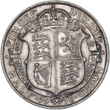 1916 Halfcrown - George V British Silver Coin - Very Nice