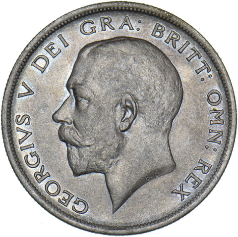 1920 Halfcrown - George V British Silver Coin - Nice