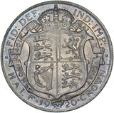1920 Halfcrown - George V British Silver Coin - Nice