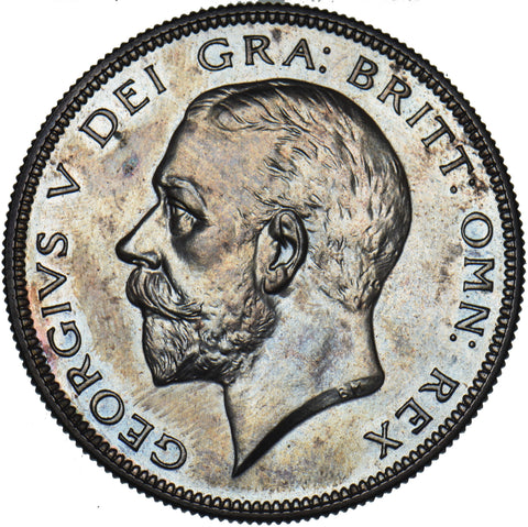 1927 Proof Halfcrown - George V British Silver Coin - Superb