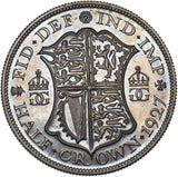 1927 Proof Halfcrown - George V British Silver Coin - Superb