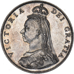 1887 Florin - Victoria British Silver Coin - Very Nice