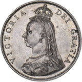1887 Florin - Victoria British Silver Coin - Very Nice