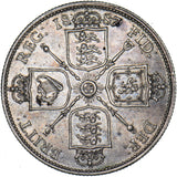 1887 Florin - Victoria British Silver Coin - Very Nice