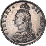 1887 Florin - Victoria British Silver Coin - Very Nice