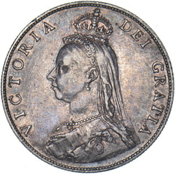 1887 Florin - Victoria British Silver Coin - Nice