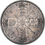 1887 Florin - Victoria British Silver Coin - Nice