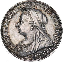 1897 Florin - Victoria British Silver Coin - Very Nice