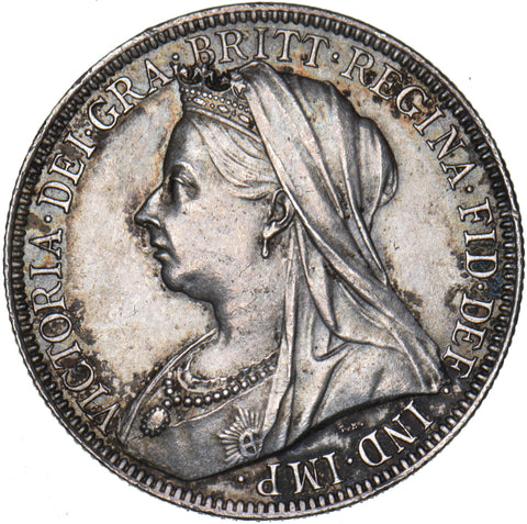 1897 Florin - Victoria British Silver Coin - Very Nice