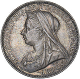 1899 Florin - Victoria British Silver Coin - Very Nice