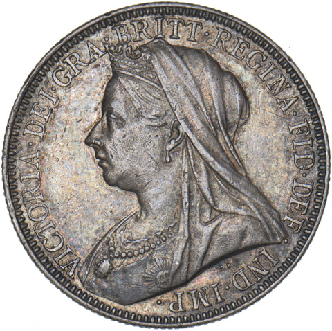 1899 Florin - Victoria British Silver Coin - Very Nice