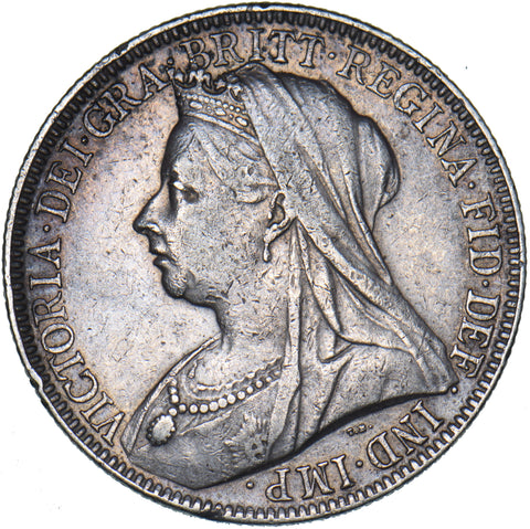 1899 Florin - Victoria British Silver Coin - Nice