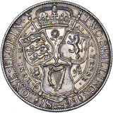 1899 Florin - Victoria British Silver Coin - Nice