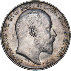 1904 Florin - Edward VII British Silver Coin - Very Nice