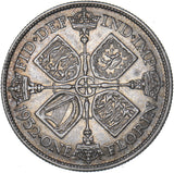 1932 Florin - George V British Silver Coin - Nice