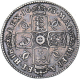 1663 Shilling - Charles II British Silver Coin - Nice