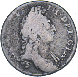 1697 Shilling - William III British Silver Coin