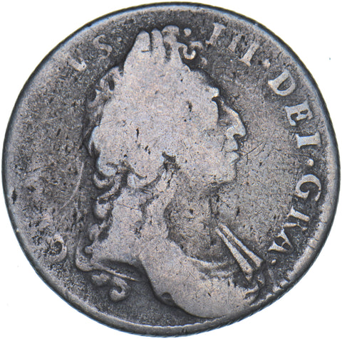 1697 Shilling - William III British Silver Coin