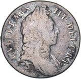 1697 Shilling - William III British Silver Coin