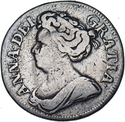 1711 Shilling - Anne British Silver Coin
