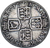 1711 Shilling - Anne British Silver Coin