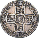 1711 Shilling - Anne British Silver Coin