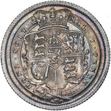 1816 Shilling - George III British Silver Coin - Superb