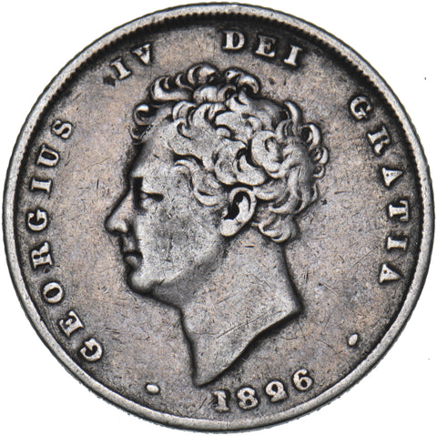 1826 Shilling - George IV British Silver Coin