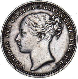 1878 Shilling (Die 1) - Victoria British Silver Coin - Nice