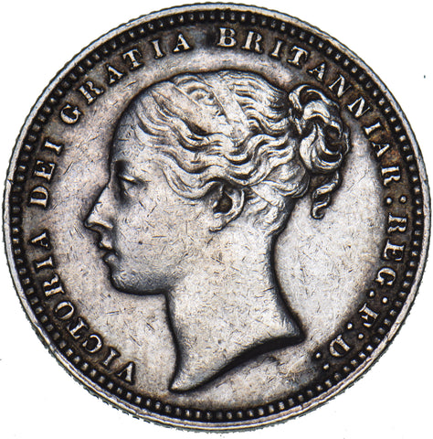 1878 Shilling (Die 1) - Victoria British Silver Coin - Nice