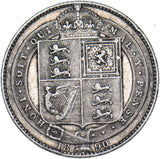 1890 Shilling - Victoria British Silver Coin - Nice