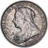 1894 Shilling - Victoria British Silver Coin - Nice