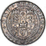 1894 Shilling - Victoria British Silver Coin - Nice